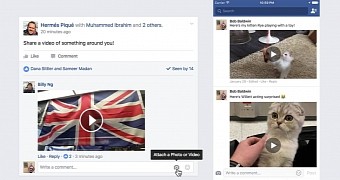 Facebook's new video commenting feature