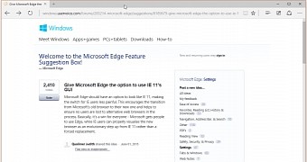Should Microsoft Edge Browser Look like Internet Explorer? Some Say It Should