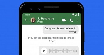 Like WhatsApp, Signal is also offering disappearing messages