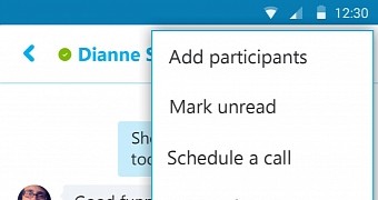 Schedule a Skype call