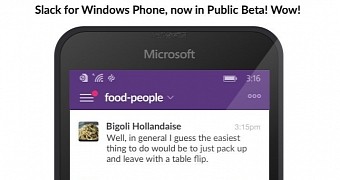 Slack Beta for Windows Phone