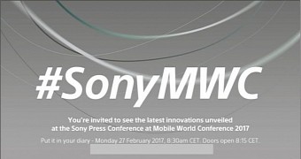 Sony MWC 2017 invitation