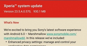 Android 6.0.1 Marshmallow update for Xperia Z3