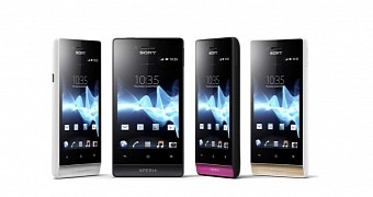 A bunch of Sony Xperia models