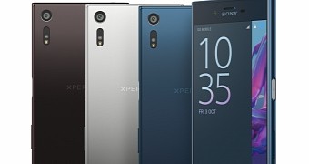 Xperia XZ in various color variants