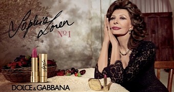 For her 81st birthday, Sophia Loren gets her own lipstick from Dolce&Gabbana