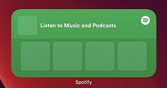 Spotify widgets on iOS 14