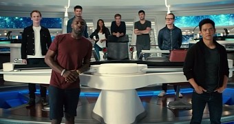 The “Star Trek Beyond” cast urges fans to donate to charity for the chance to be in the movie