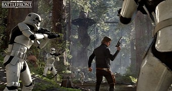 Star Wars: Battlefront Han Solo stance