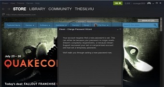 Steam fixes password recovery bug and alerts users