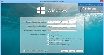 Windows 10 Transformation Pack installation