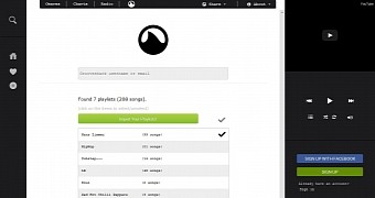StreamSquid lets you import your Grooveshark playlists