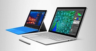 Microsoft Surface Book and the Surface Pro 4