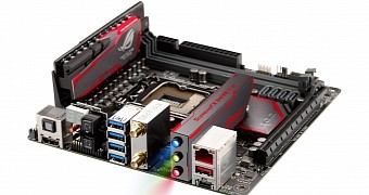The new ASUS  ROG Maximus VIII Impact is more powerful, beefier, but packs limited ports