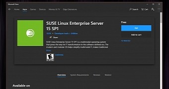 SUSE Linux Enterprise Server 15 SP1 in the Microsoft Store