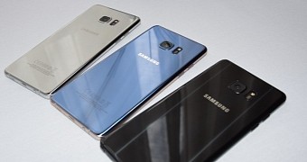 Samsung Galaxy Note 7 color variants