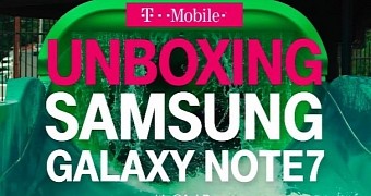 Samsung Galaxy Note 7 unpacking at T-Mobile