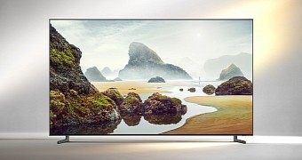 Existing Samsung TVs still feature a small bezel, as it's the case of 2019 model pictured here
