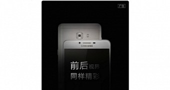 Teaser revealing the launch date of the Galaxy C9