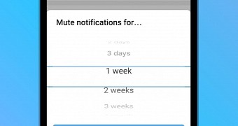 Custom mute durations in Telegram
