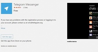 Telegram Messenger already exists on Windows Phone