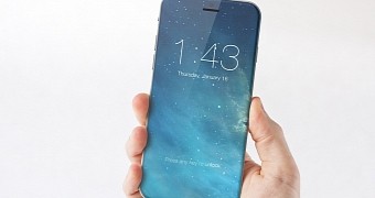 iPhone concept with no bezel