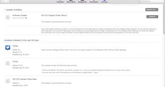 OS X 10.11 El Capitan Public Beta 5 released