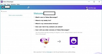 This is the new Yahoo Messenger for the desktop