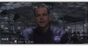 Matt Damon is stranded in space once more, for faux Ellen DeGeneres trailer “Stuck on Uranus”