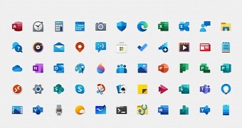 The new Windows 10 icons