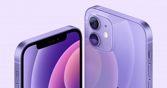 Purple iPhone 12 and iPhone 12 mini