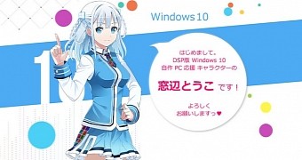 The Windows 10 Mascot Finally Has a Name: Touko Madobe