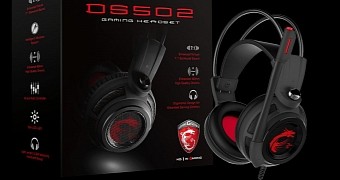 These Are MSI's New DS502 7,1 Gaming Headphones