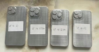 Alleged iPhone 14 molds
