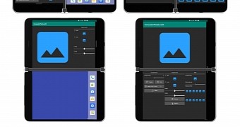 Surface Duo screen modes