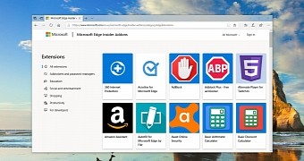 Microsoft Edge extension store