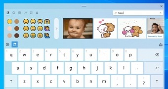 The new touch keyboard in Windows 10