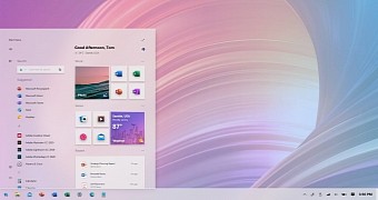 A modern Windows 10 Start menu