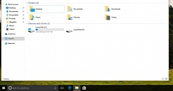 File Explorer icon in Windows 10 build 14352