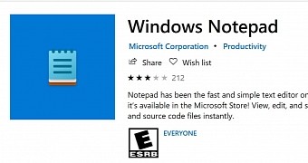 The new Notepad icon for Windows 10