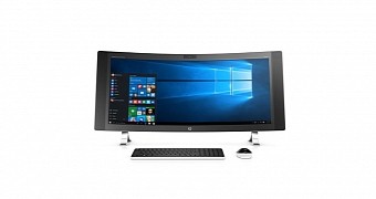 HP Envy is the biggest and best looking curved screen PC