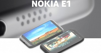 Nokia E1 concept shows strange-looking phone