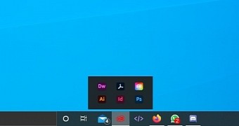 The app lets users place multiple taskbar icons in the same group