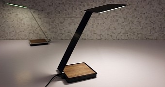 This OLED Desk Lamp Will Charge Your Phone