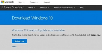 Starting the update to Windows 10 Creators Update is easy