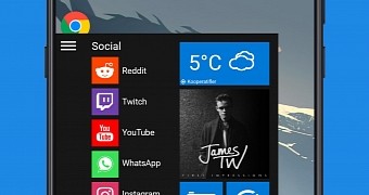 Windows 10 theme for Android
