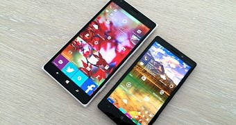Lumia 1520 and Lumia 930 running Windows 10 Mobile