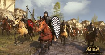 Total War: Attila - Age of Charlemagne cavalry assault