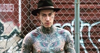 Miley Cyrus' older brother, Trace Cyrus, of the band Metro Station