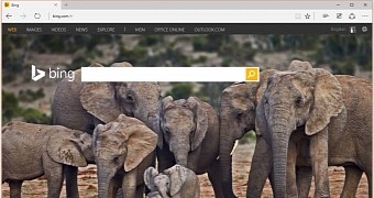 The Bing where the two websites redirect users